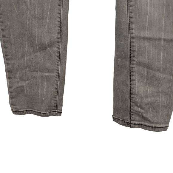 Miley Cyrus Max Azra Jeans Sz13 GRAY Skinny Straight Grunge Rocker Boho Street - Picture 6 of 9